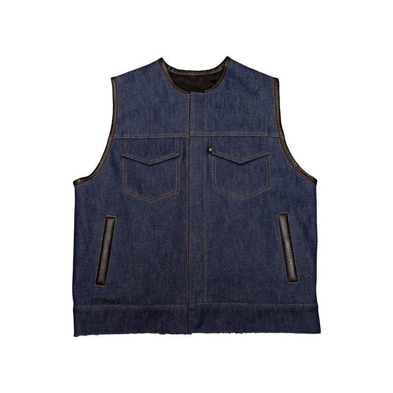 501 Denim Vest - Blood Eagle Speed Shop