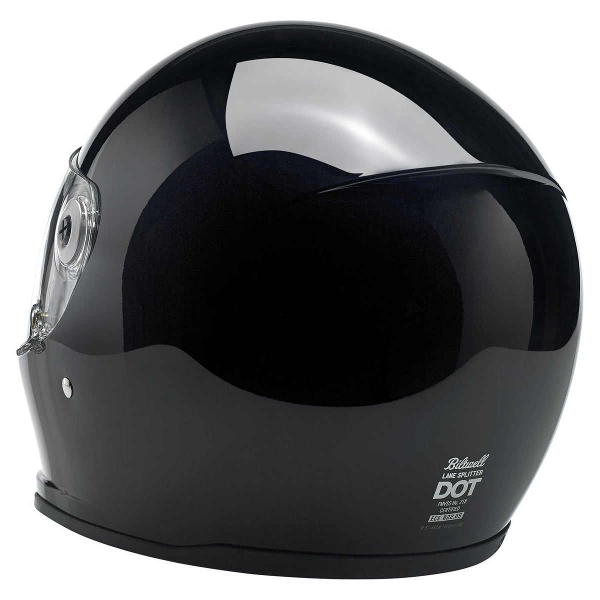 Lane Splitter Helmet - Gloss Black - Blood Eagle Speed Shop