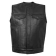 All Leather Club Vest - Blood Eagle Speed Shop