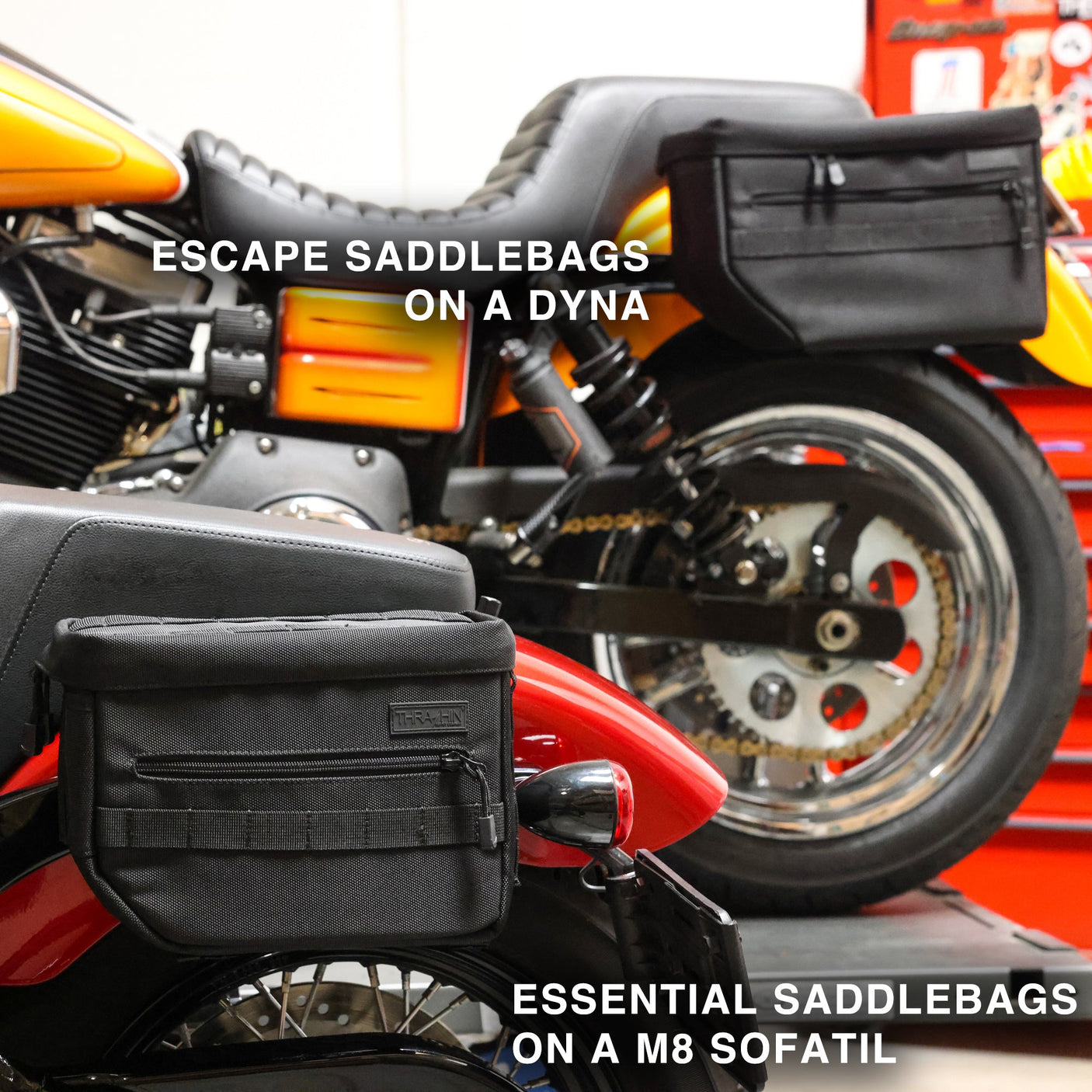 Hard Mount Brackets For Essential & Escape Saddlebags - Blood Eagle Speed Shop
