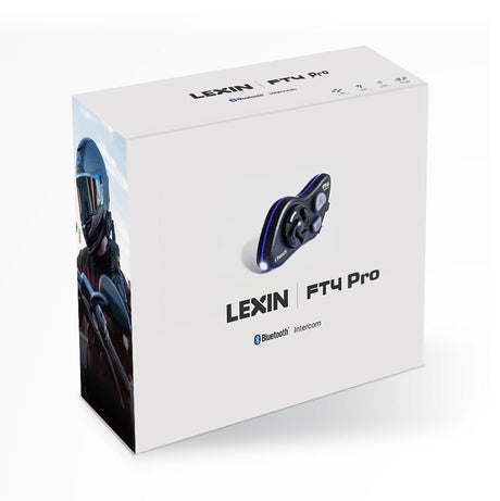 LEXIN FT4 Pro Bluetooth Headset - 4-Way Intercom - Blood Eagle Speed Shop
