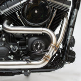 OG Stainless Exhaust w/ Removable Baffle & End Cap - Dyna - Blood Eagle Speed Shop
