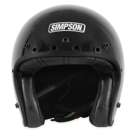 Simpson Chopper Helmet Gloss Black - Blood Eagle Speed Shop