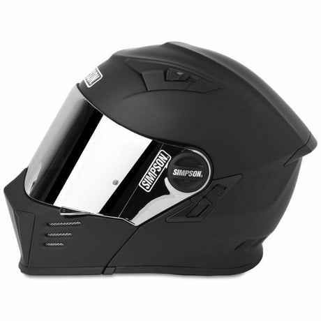 Simpson Motorcycle Mod Helmet - Flat Black - Blood Eagle Speed Shop