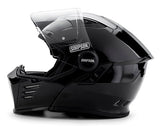 Simpson Motorcycle Mod Helmet - Gloss Black - Blood Eagle Speed Shop