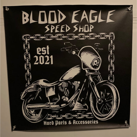 Speed Shop Vinyl Banner - Blood Eagle Speed Shop
