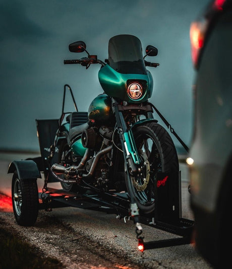 XL 112 Single Motorcycle Trailer - Blood Eagle Speed Shop